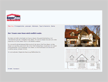 Tablet Screenshot of bayerbau.com